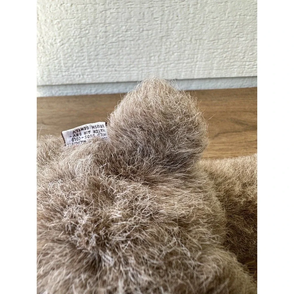 Vintage‎ GUND Plush Bear Brown Teddy 1986 Light Brown Stuffed Animal